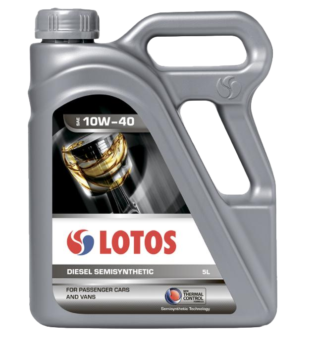 Моторное масло Lotos Diesel Semisynthetic 10W-40, 5л